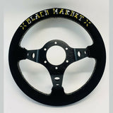13" 320mm VX Speed Racing Suede Steering Wheel [TokyoToms.com]