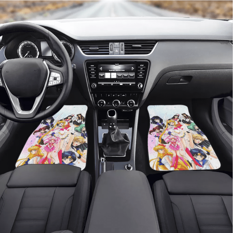 Sailor Moon Car Floor Mats, Usagi Tsukino Manga Art Car Floor Mats, Anime  Car Accessories 