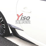 GT86 Carbon Fiber Car Styling Side Bumper lip Skirt for Toyota GT86 Subaru BRZ 2012-2015