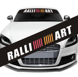 RALLYART Racing Decals Window Banner