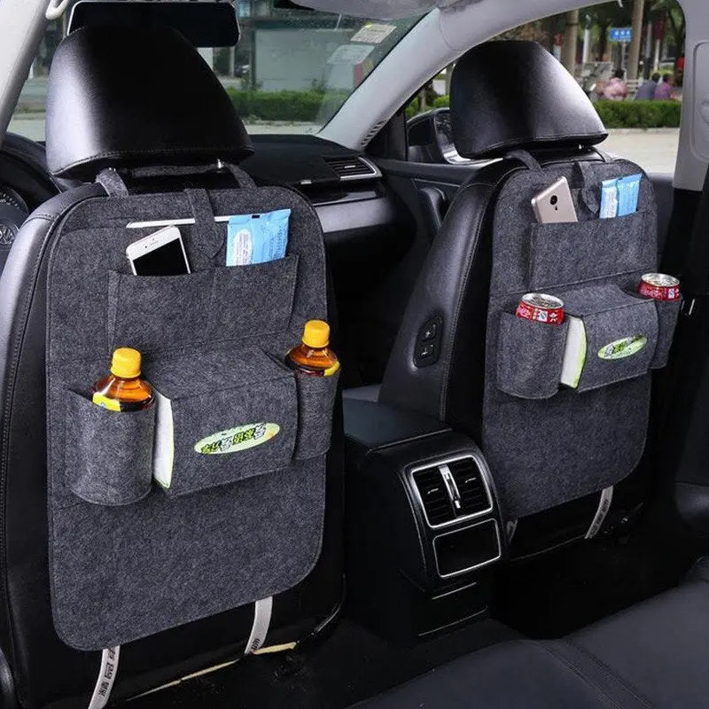 Thicker models Auto Car Back Seat Boot Organizer with 7 pockets Multi
