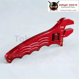 An 3 4 6 8 10 12 Adjustable Aluminum Wrench Fitting Tools Spanner An3 3An - 12An Red