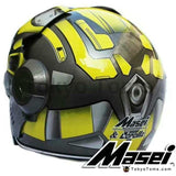 Bumblebee MASEI helmet motorcycle helmet Yellow