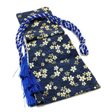 Gold Cherry Blossom + Blue Gear Boot Cover