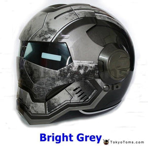 MASEI Iron Man helmet Bright Gray