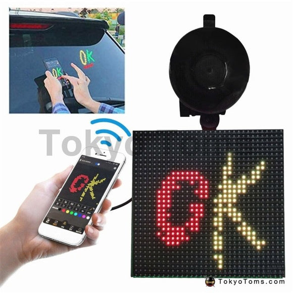 LED Display Screen display Expression Picture Lights Bluetooth App Controlle 
