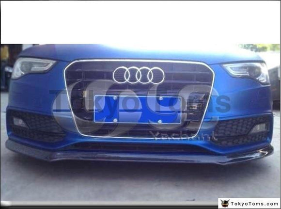 YC-Sport Style Carbon Fiber Front Lip For 2012-2014 Audi B8.5 S5 & A5 S-Line Coupe Sedan 