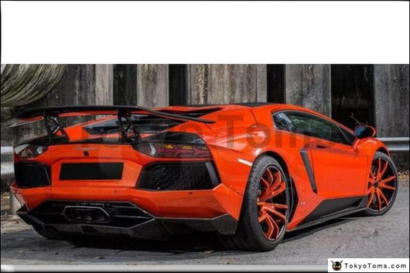 New Arrival Carbon Fiber Wing Fit For 2011-2014 Aventador LP700 DMC Molto Veloce Base Package Style Rear Spoiler with Deck Lid