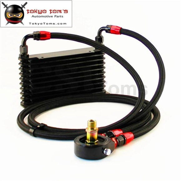 Universal 10 Row An8 Oil Cooler 260X133X32Mm Kit For Track / Project Race Car