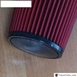 Universal 76Mm And 240Mm Height Cold Air Filter Red Work Intake Engine Parts