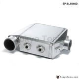 Universal Aluminum Water To Air Turbo Intercooler Front Mount 250 X 220 115Mm Inlet/outlet: 3.5