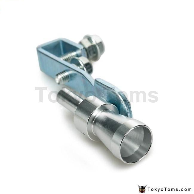 Black Turbo Sound Whistle Muffler Exhaust Pipe Simulator Whistler for Car L  Type
