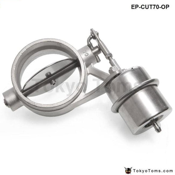 Vacuum Activated Exhaust Cutout / Dump 70Mm Open Style Pressure: About 1 Bar For Seat 2001-2006
