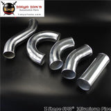 Z / S Shape Aluminum Intercooler Intake Pipe Piping Tube Hose 80Mm 3.15 Inch L=450Mm