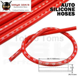1Pcsx 0.38" / 9.5mm ID  1M Straight Silicone Coolant  Intercooler Piping Hose Pipe Tube Length=1000mm /1 Meter 1 Piece