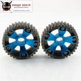 1 Pair Adjustable Cam Gears Pulley Kit Fits For Honda Civic Acura B16A B16B Dohc Blue