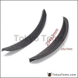 1 Pair Carbon Diffuser Fender Flares Lip