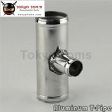 1.77" 45mm Od Aluminium Bov T-Piece Pipe Hose 3 Way Connector Joiner Spout 25mm Od