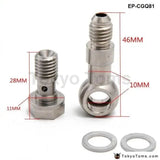 Turbo Banjo Bolt Kit M10 X 1.5 Mm To 4An W/ 1.8Mm Restrictor Oil Feed For Td04 Td05 Td06 - Tokyo Tom's