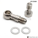 Turbo Banjo Bolt Kit M10 X 1.5 Mm To 4An W/ 1.8Mm Restrictor Oil Feed For Td04 Td05 Td06 - Tokyo Tom's