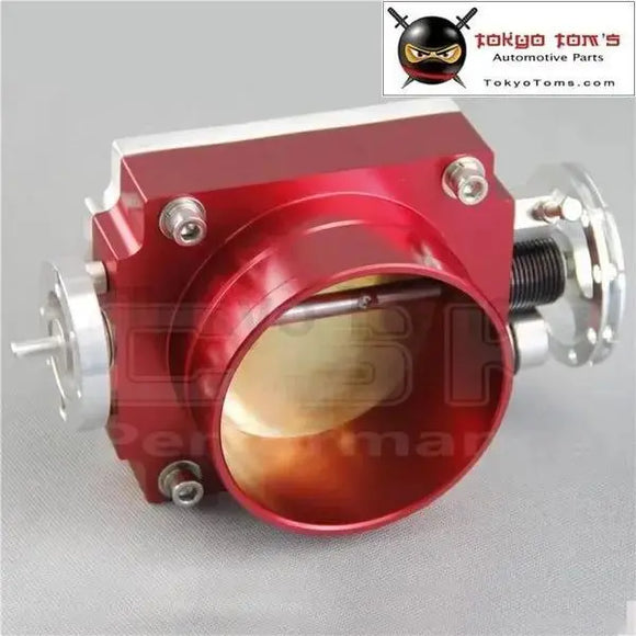 100mm  Universal Throttle Body Performance Intake Manifold Billet For  100mm Nissan Skyline Vq35 Tps Throttle Body Red