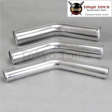 102mm 4" Inch 45 Degree Aluminum Turbo Intercooler Pipe Piping Tubing Length 300mm