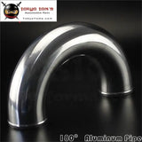 102mm 4" Inch Aluminum Intercooler Intake Pipe Piping Tube Hose 180 Degree L=300mm