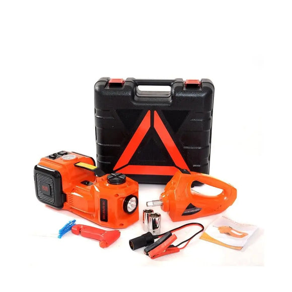 12V 5Ton Car Jack Electric Hydraulic Jack Portable Emergency Kit