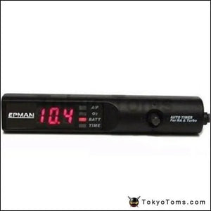 12V Digital Display Programmable Auto Vehicle Car Turbo Timer Device Black Pen Control Unit