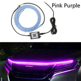 12v Led Car Hood Lights Car Daytime Running Light Strips