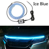 12v Led Car Hood Lights Car Daytime Running Light Strips