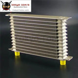 13 Row AN10 Aluminum Engine Transmission Champagne Oil Cooler Fits For Subaru Jeep Toyota