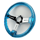 13" 330mm Blue Twister Steering Wheel