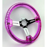 13" 330mm Pink Twister Steering Wheel