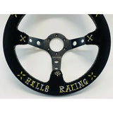 13" (320mm) VX Speed Racing Suede Steering Wheel