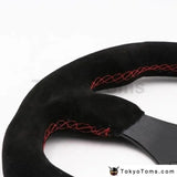 13" (325mm) Universal Genuine Suede Leather Steering Wheels