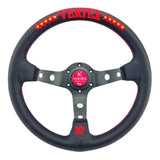 13" (325mm) VX Style Genuine Leather Embroidery Drift Sport Steering Wheels