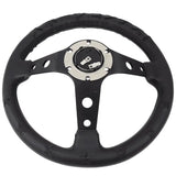 13" (330mm) Bride Power Style Black Steering Wheel