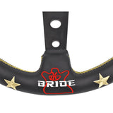 13" (330mm) Bride Power Style Black Steering Wheel