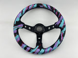 13" (330mm) HKS Style Leather Steering Wheel