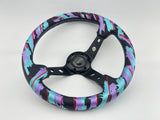 13" (330mm) HKS Style Leather Steering Wheel