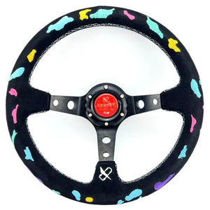 13" (330mm) Rainbow Leopard VX Steering Wheel