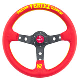 13" (330mm) Red Leather VX "Style" Steering Wheel