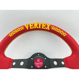 13" (330mm) Red Leather VX "Style" Steering Wheel