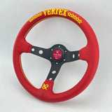 13" (330mm) Red Leather VX "Style" Steering Wheel