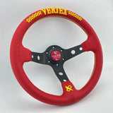 13" (330mm) Red Leather VX "Style" Steering Wheel