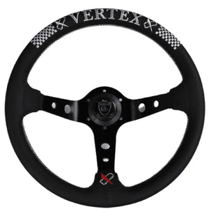 13" (330mm) VX Checkered Style Steering Wheel