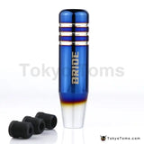 13cm JDMBride Style Burnt Blue Style Aluminum Gear Shift Knob