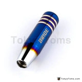 13cm JDMBride Style Burnt Blue Style Aluminum Gear Shift Knob