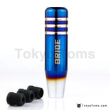 13cm JDMBride Style Burnt Blue Style Aluminum Gear Shift Knob